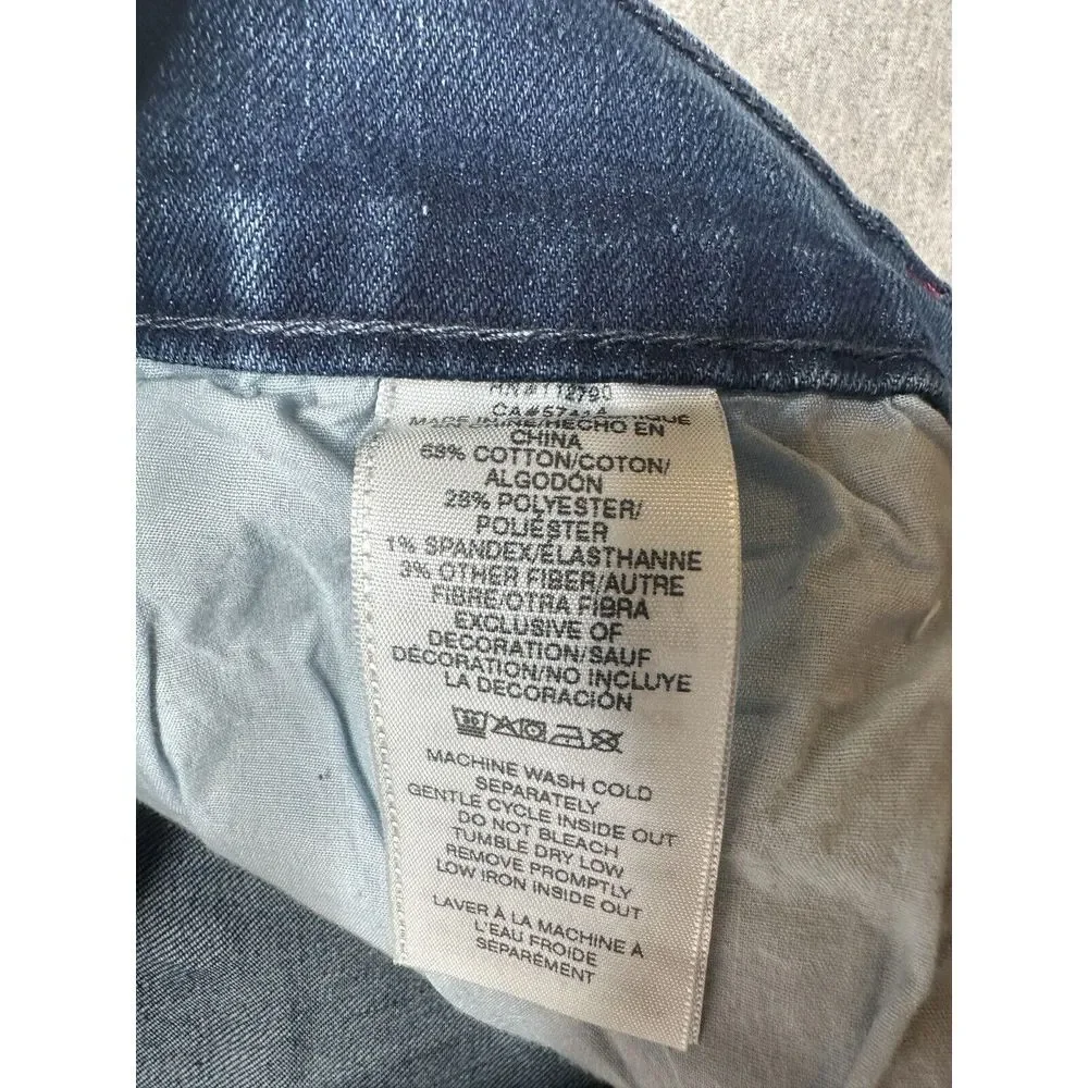 True Religion Jeans Men's Rocco SN Flap Relaxed Skinny Size 34x32 NWT Red Stitch